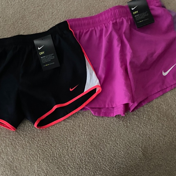 Nike Other - Nike Girls Dry Athletic Shorts - Black and Pink Duo